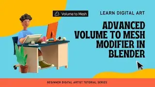 ֍ Blender 3D Animating Tutorial for Engineers in Hindi: Advanced Volume to Mesh Modifier in Blender֍