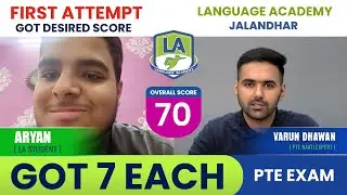 Aryan from Jalandhar scored 7 Each in First Attempt | One-Line Strategy | Language Academy Jalandhar