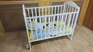 Устройство для качания кроватки с дугообразным полозом "Лошадка"