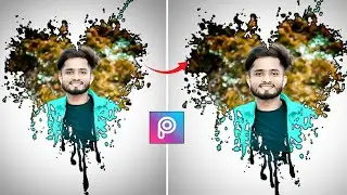 PicsArt Editing New Style || PicsArt editing Tutorial || PicsArt Triangle Pop out Effect new editing