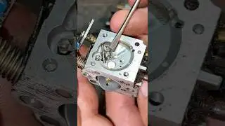 ZAMA - Adjusting the shut-off needle of the carburetor chainsaw