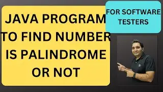 12. Program to check Palindrome Number in Java| Java Interview Questions