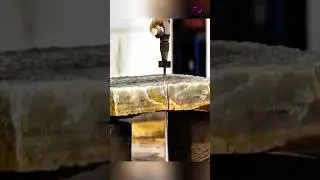 تقنية القطع بالماء مذهلة لأبعد الحدود -waterjet power technically #shorts