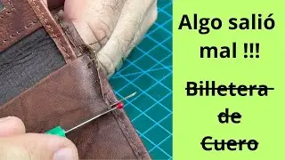 Algo salió Mal!! Con esta billetera #cuero