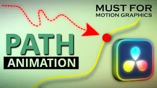 Animating an object along a Path - Motion Graphics - Da Vinci Resolve Editing Tutorial