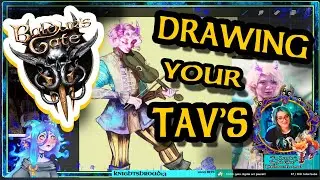 🌸ART STREAM?! 🖌️  Drawing free BG3 tav characters! NEW PNGtuber too! ~ 🎉 Affiliate Anniversary!!
