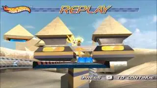 Hot Wheels World Race Krazy 8s on Egyptian Dunes Replay