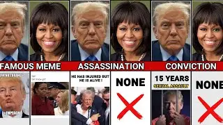 Michelle Obama Becoming Biden Replace ? Donald Trump VS Michelle Obama Comparison