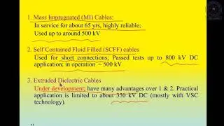 Electro thermal Maximum Limits on Power Handling Capacity of HVDC Cables
