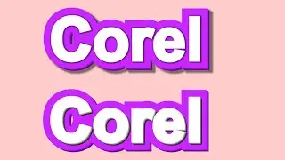 3D typography effect in CorelDRAW | 3D Text effects | Coreldraw tutorial | Graphic design