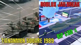Wasting $1M just to recreate Tiananmen Square 1989 | ROBLOX Jailbreak