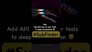 Subfinder: add api keys into your ~/.config/subfinder/config.yaml