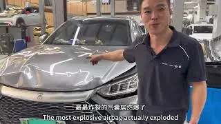 Even a minor crash, yet the airbags deployed unexpectedly
