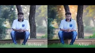 Color Grading Photo Effects || Photoshop Tutorial || Using Gradient & Camera Raw Filter
