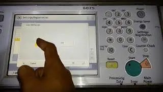 cara mengaktifkan usb pada mesin canon ira 6075