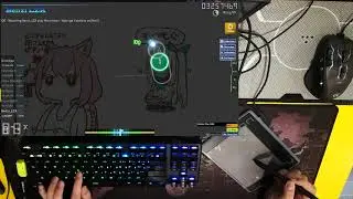 [osu!] Finally passed this Finger Control map!! (6.00*) +HD mod A rank pass