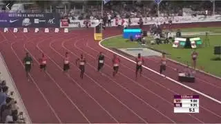 2018 Men’s100m Chinese XieZhenye 9.97 NR before Su ran 9.91 in Madrid