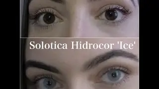 Solotica Hidrocor Ice: BEST way to put in contact lenses