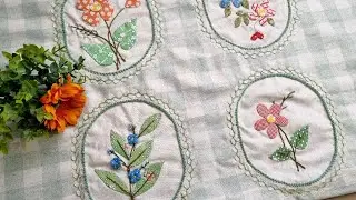 Passo a passo da montagem da ALMOFADA DE PATCHWORK, com Bordado e Patchaplique