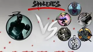 Shadow Fight Shades all BOSS Act 1 