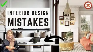 TOP 5 INTERIOR DESIGN MISTAKES & HOW TO FIX THEM | TOP 5