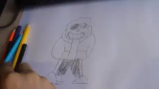 рисовалки (Undertale) урок 1 Санс