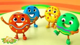 Песня цвета пончика + более русский потешки для детей от Zoobees