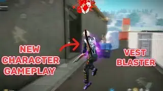 FREE FIRE NEW CHARACTER GAMEPLAY 🥶#freefire #gaming
