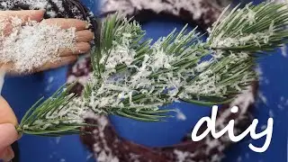 Снег своими руками.