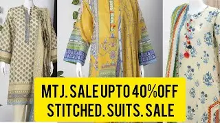 MTJ summer clearence sale on stitched suits| MTJ sale upto 40%off|MTJ sale| sale