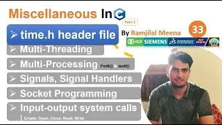 C_33 Miscellaneous | time.h header file in C Programming language |