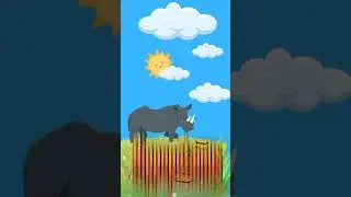 Animals names with cute animation #shorts #shortvideo
