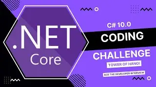 C# 10.0 - How to Code the Tower of Hanoi Recursive Solution in C#