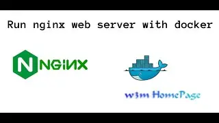 Run nginx container with docker