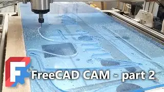 CNC CAM generate G Code - Milling an acrylic led Sign larger than the CNC table