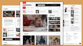Complete Free Bootstrap Magazine Website Template - HTML - CSS - JS - 100% Free - Free Website Code