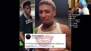 YourRAGE reacts to NLE Choppa being scared to fight Blueface
