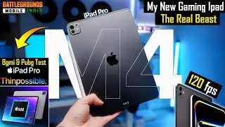 BGMI BEST GAMING APPLE IPAD PRO 95,000 | APPLE IPAD M4 PRO BGMI TEST | IPAD M4 PRO PUBG TEST 120fps
