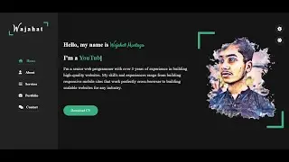 Portfolio Website || Fully Dynamic Responsive HTML, CSS, JS and PHP ||  