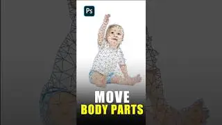 How to Move Body Parts in Photoshop 💡🔥 #shorts #photoshoptutorial