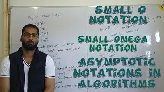 3.2 Small o notation | small omega notation | asymptotic notations in Algorithms