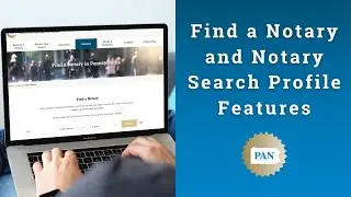 Find a Notary and Notary Search Profile Features