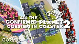 ALL THE CONFIRMED COASTERS IN PLANET COASTER 2 ! (So far)