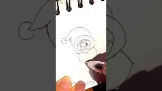 Drawing Santa Claus 