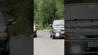 строгий вид на ваз 2114.
