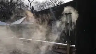 Polar vortex water toss (test)