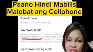Paano Hindi Mabilis Malobat ang Cellphone 100% working
