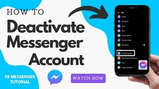 How To Deactivate Messenger Account 2023 (Quick & Easy)