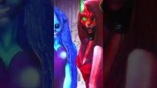 Stable Diffusion & Midjourney AI ART music video #Shorts