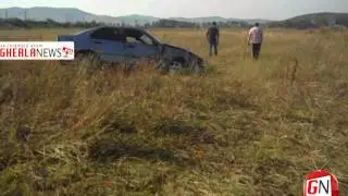 S-a rasturnat cu BMW-ul in sant din cauza vitezei prea mari